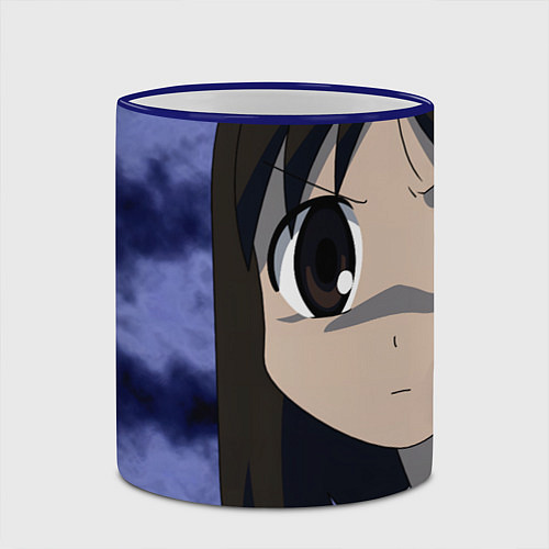 Кружка цветная Azumanga Daioh Аюму Касуга / 3D-Синий кант – фото 2