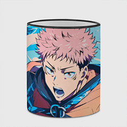 Кружка 3D Юдзи Итадори из Jujutsu Kaisen, цвет: 3D-черный кант — фото 2