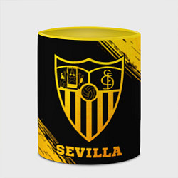 Кружка 3D Sevilla - gold gradient, цвет: 3D-белый + желтый — фото 2