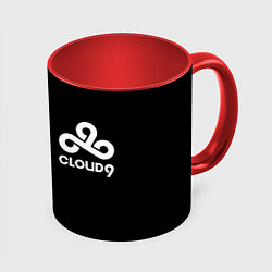 Кружка 3D Cloud9 team, цвет: 3D-белый + красный