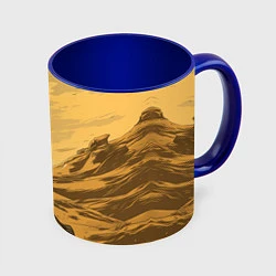 Кружка 3D Dune - The Traveler, цвет: 3D-белый + синий