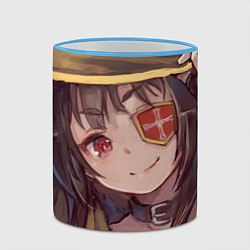 Кружка 3D Konosuba Мэгумин cute, цвет: 3D-небесно-голубой кант — фото 2