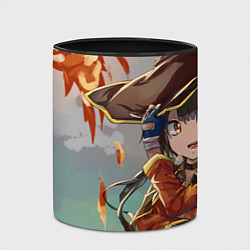 Кружка 3D Konosuba Мэгумин cute, цвет: 3D-белый + черный — фото 2