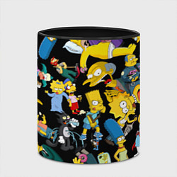 Кружка 3D Персонажи Симпсонов, цвет: 3D-белый + черный — фото 2