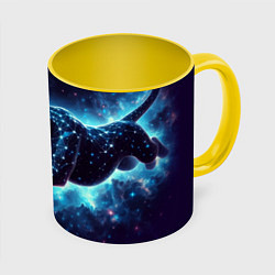 Кружка цветная Fantastic star panter - ai art fantasy
