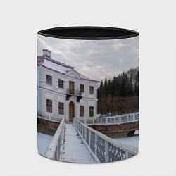 Кружка 3D Петергоф дворец Марли, цвет: 3D-белый + черный — фото 2