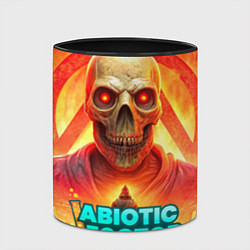 Кружка 3D Abiotic Factor horror skull, цвет: 3D-белый + черный — фото 2