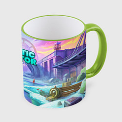 Кружка цветная Abiotic Factor world