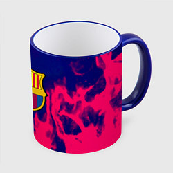 Кружка 3D Barcelona fc club gradient, цвет: 3D-синий кант