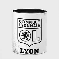 Кружка 3D Lyon sport на светлом фоне, цвет: 3D-белый + черный — фото 2