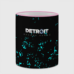 Кружка 3D Кровь андроида детроит, цвет: 3D-розовый кант — фото 2