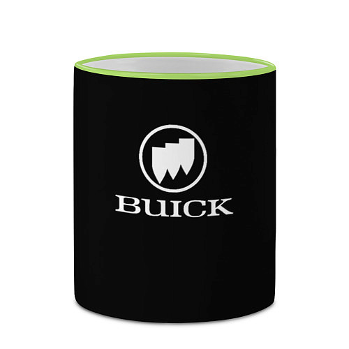 Кружка цветная Buick avto / 3D-Светло-зеленый кант – фото 2