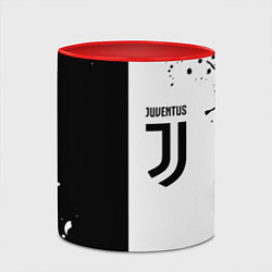 Кружка 3D Juventus краски текстура спорт, цвет: 3D-белый + красный — фото 2