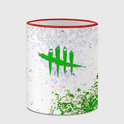 Кружка 3D Dead by daylight краски, цвет: 3D-красный кант — фото 2