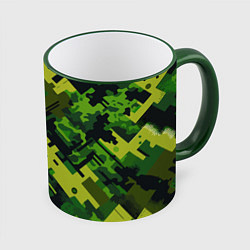 Кружка цветная Camouflage - pattern ai art