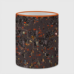 Кружка 3D Герои 3 Карта Инферно, цвет: 3D-оранжевый кант — фото 2