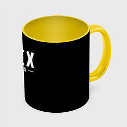 Кружка 3D Apex legends logo, цвет: 3D-белый + желтый