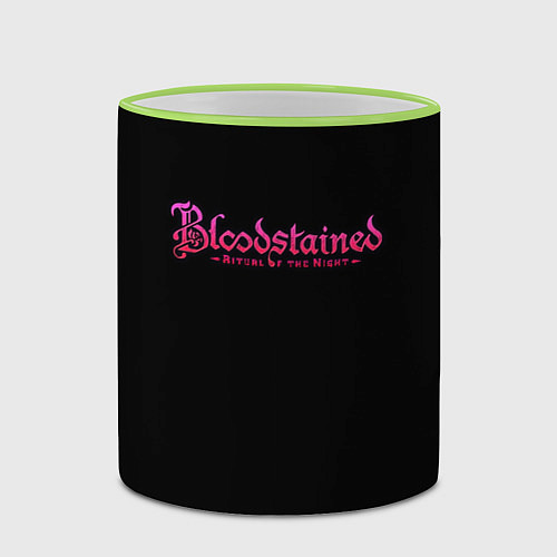 Кружка цветная Bloodstained Ritual of the Night / 3D-Светло-зеленый кант – фото 2