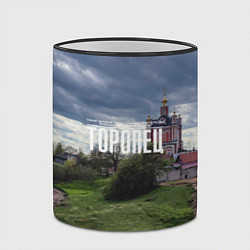 Кружка 3D Торопец Корсунско-Богородский собор, цвет: 3D-черный кант — фото 2