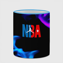 Кружка 3D NBA neon flame, цвет: 3D-небесно-голубой кант — фото 2