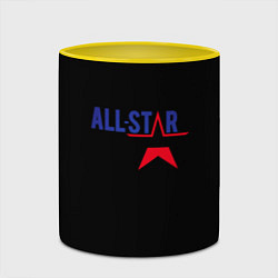 Кружка 3D All stars logo, цвет: 3D-белый + желтый — фото 2