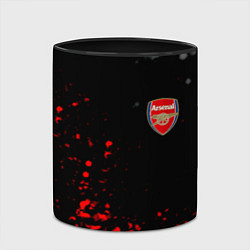 Кружка 3D Arsenal spash, цвет: 3D-белый + черный — фото 2