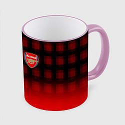 Кружка цветная Arsenal fc sport geometry steel