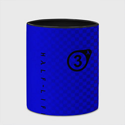 Кружка 3D Half life 3 logo games, цвет: 3D-белый + черный — фото 2