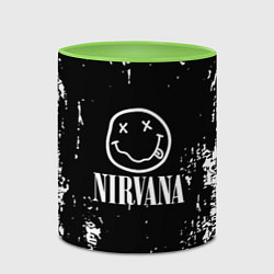 Кружка 3D Nirvana teddy, цвет: 3D-белый + светло-зеленый — фото 2