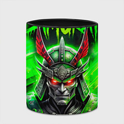 Кружка 3D Samurai green, цвет: 3D-белый + черный — фото 2