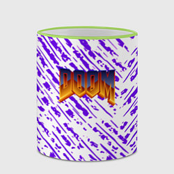 Кружка 3D Doom neon retro, цвет: 3D-светло-зеленый кант — фото 2