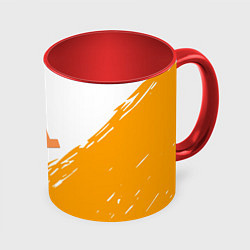 Кружка цветная Half life текстура