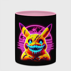 Кружка 3D Terrible Pikachu - halloween fantasy, цвет: 3D-белый + розовый — фото 2