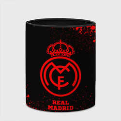 Кружка 3D Real Madrid - red gradient, цвет: 3D-белый + черный — фото 2