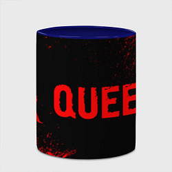 Кружка 3D Queen - red gradient по-горизонтали, цвет: 3D-белый + синий — фото 2