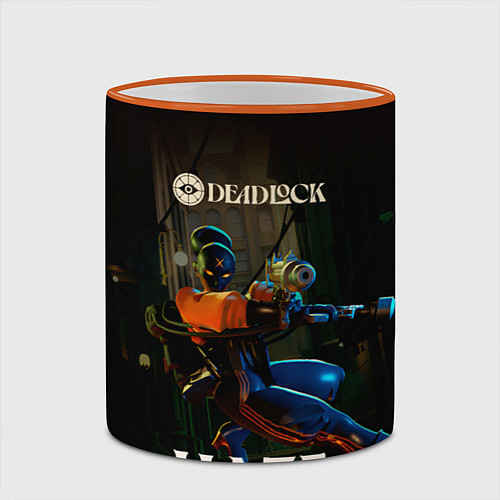 Кружка цветная Deadlock Haze / 3D-Оранжевый кант – фото 2