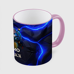 Кружка 3D Deadlock Динамо, цвет: 3D-розовый кант