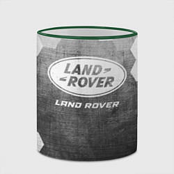 Кружка 3D Land Rover - grey gradient, цвет: 3D-зеленый кант — фото 2