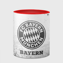 Кружка 3D Bayern - white gradient, цвет: 3D-белый + красный — фото 2