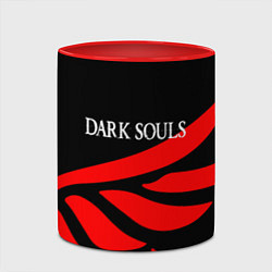 Кружка 3D Dark souls game wings, цвет: 3D-белый + красный — фото 2