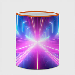 Кружка 3D Неновый путь, цвет: 3D-оранжевый кант — фото 2