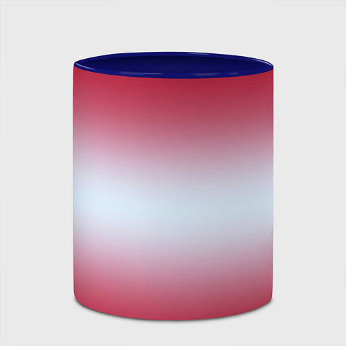 Кружка цветная Gradient color / 3D-Белый + синий – фото 2