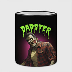 Кружка 3D Dadster - zombie - на хэллоуин, цвет: 3D-черный кант — фото 2