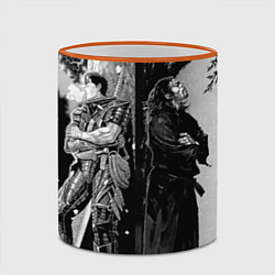 Кружка 3D Berserk and Miyamoto Musashi, цвет: 3D-оранжевый кант — фото 2