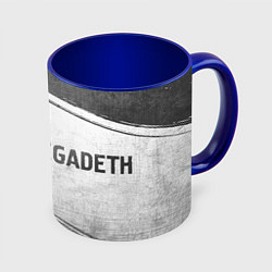 Кружка 3D Megadeth - white gradient по-горизонтали, цвет: 3D-белый + синий