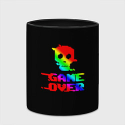 Кружка 3D Game over gradient, цвет: 3D-белый + черный — фото 2