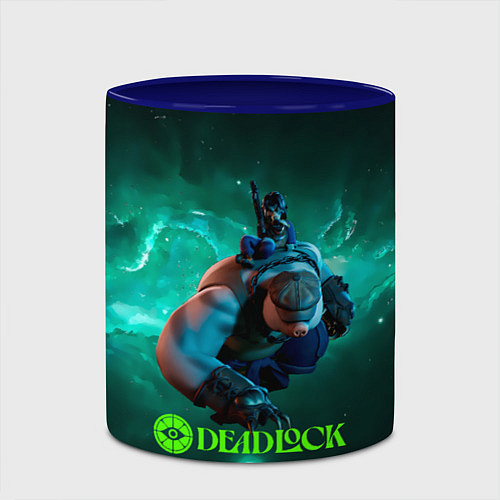 Кружка цветная Мо и Мелкий Deadlock / 3D-Белый + синий – фото 2