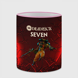 Кружка 3D Deadlock Seven, цвет: 3D-розовый кант — фото 2