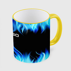 Кружка цветная CGGO blue flame