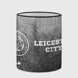 Кружка 3D Leicester City - grey gradient по-горизонтали, цвет: 3D-черный кант — фото 2